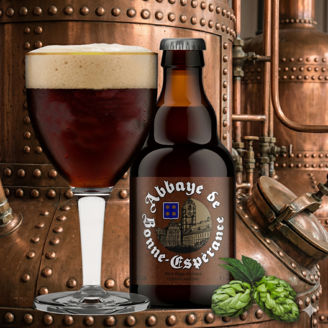 La brune de l'abbaye